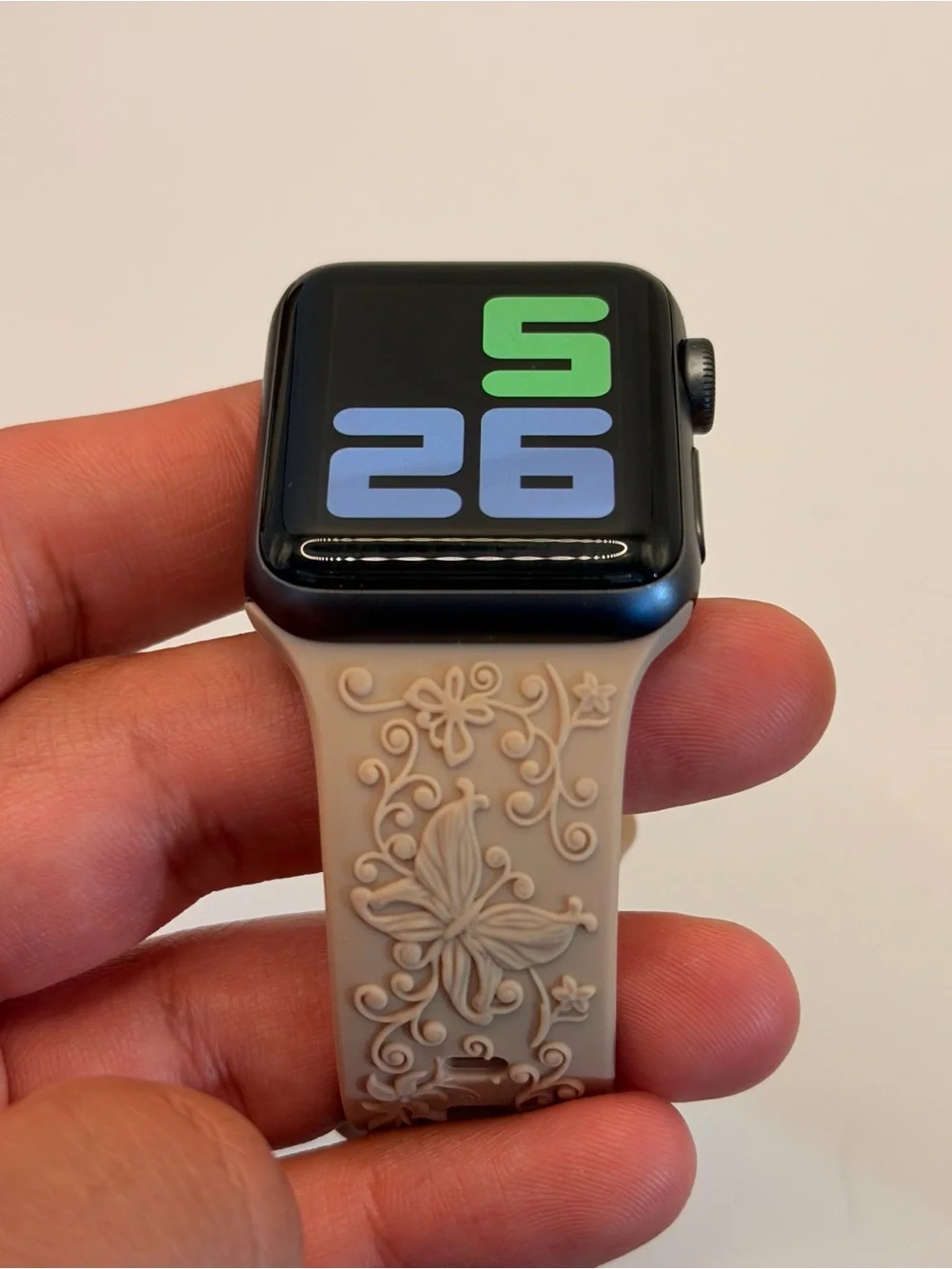 Apple Watch Series 3, 38mm, Black, New Band, Charger Included, Tested
